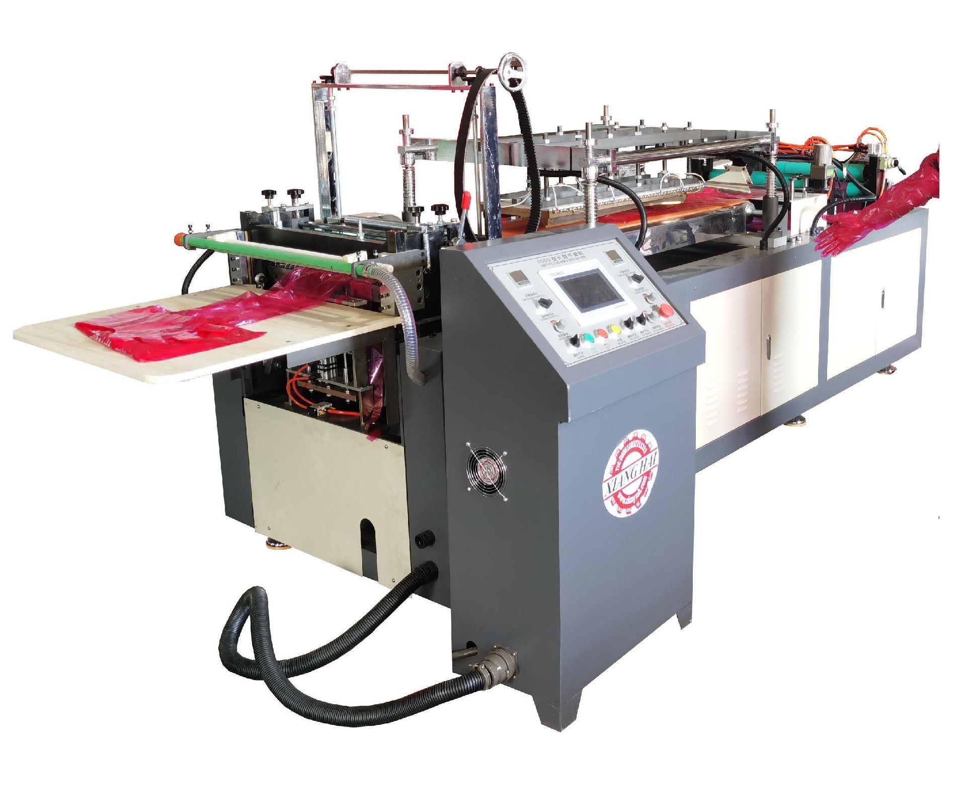 Long Sleeve HDPE Glove Making Machine