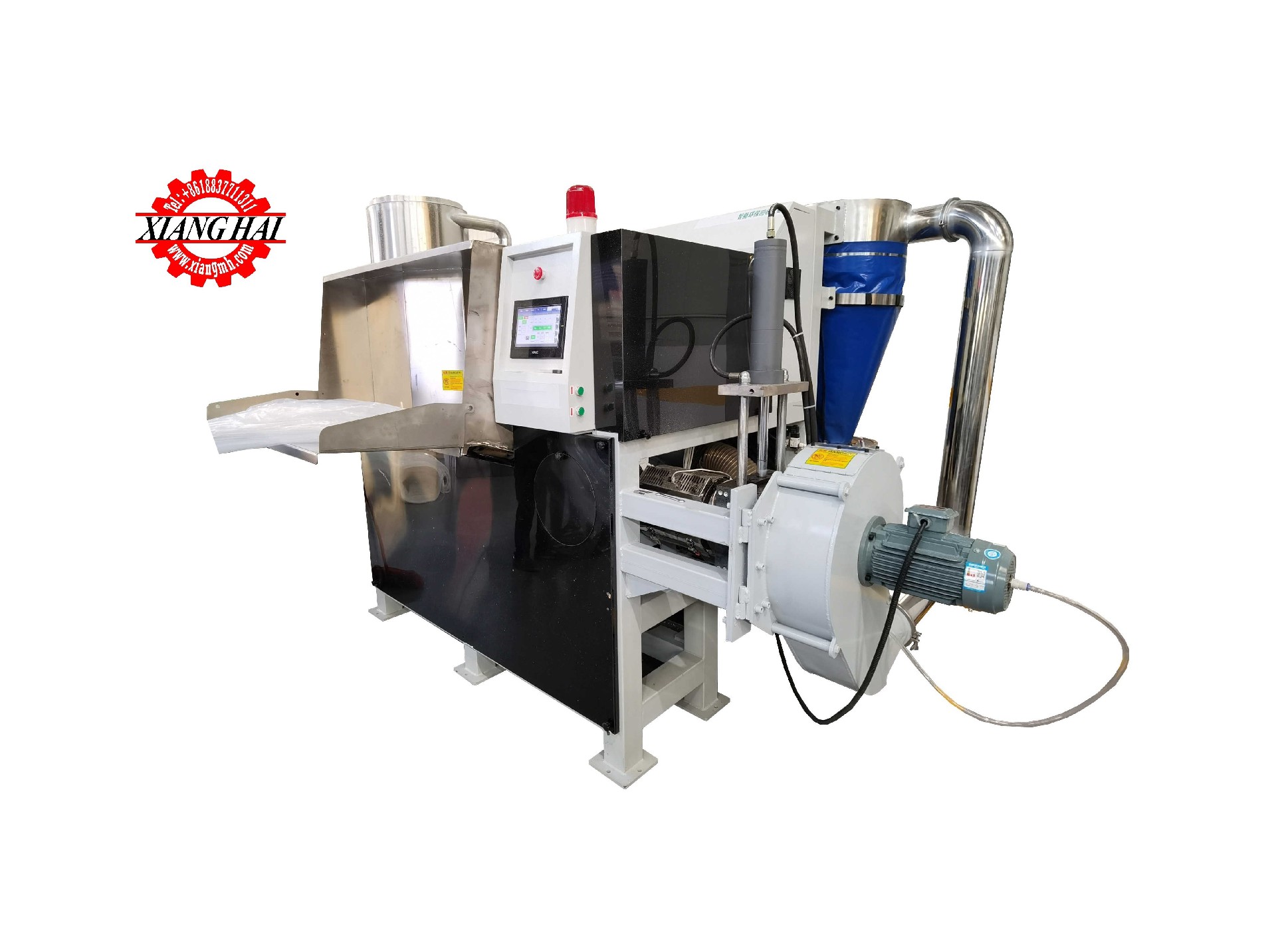 Edge material recycle plastic hdpe granules machine