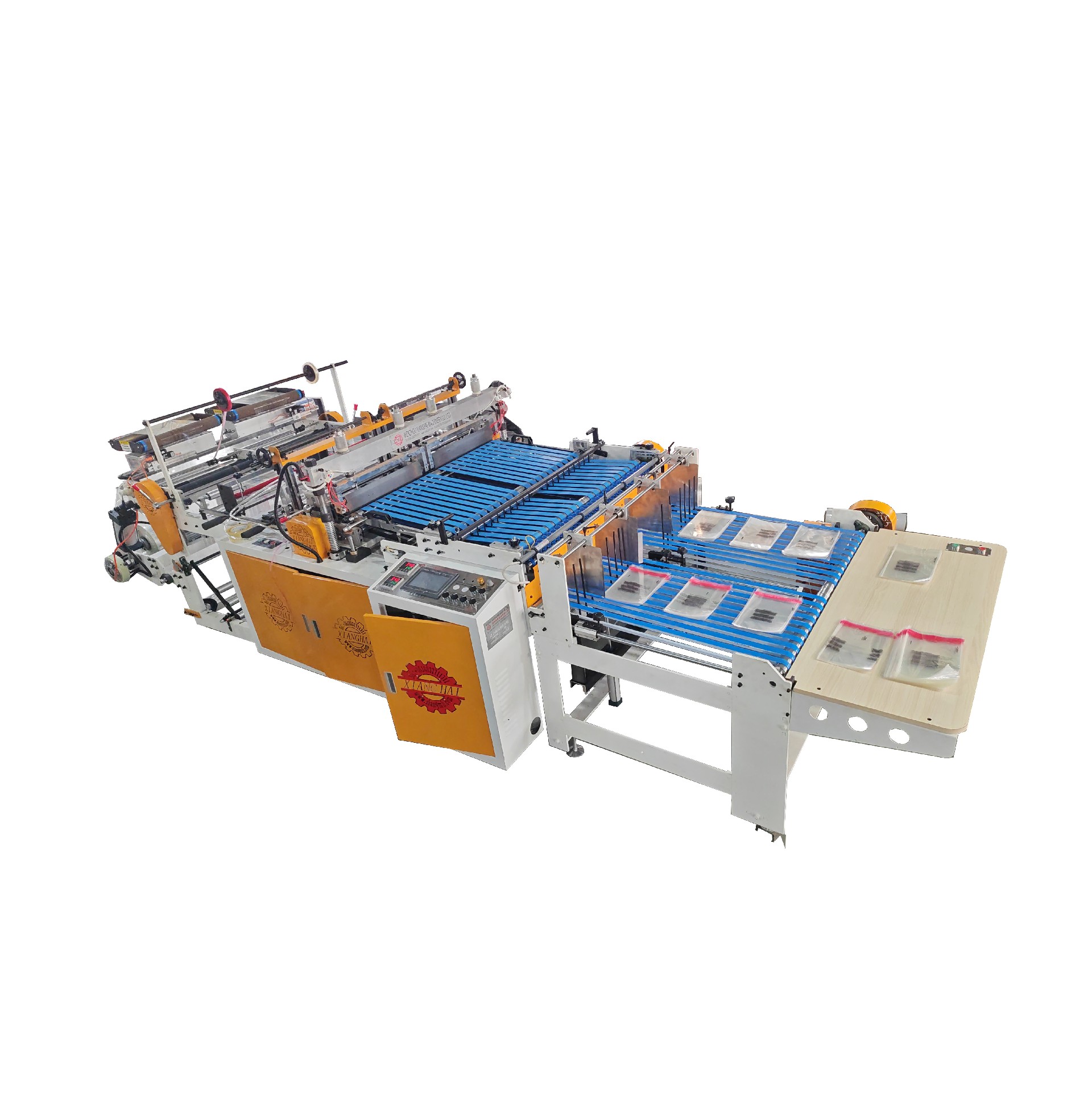 2 Line Side Sealing Plastic Bag Making Machine